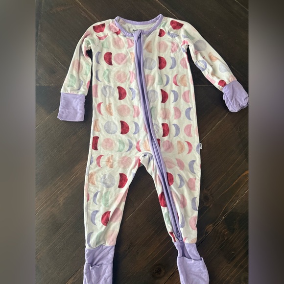 Little Sleepies Luna Mauve Zippy Size 3-6 Month - Picture 1 of 3